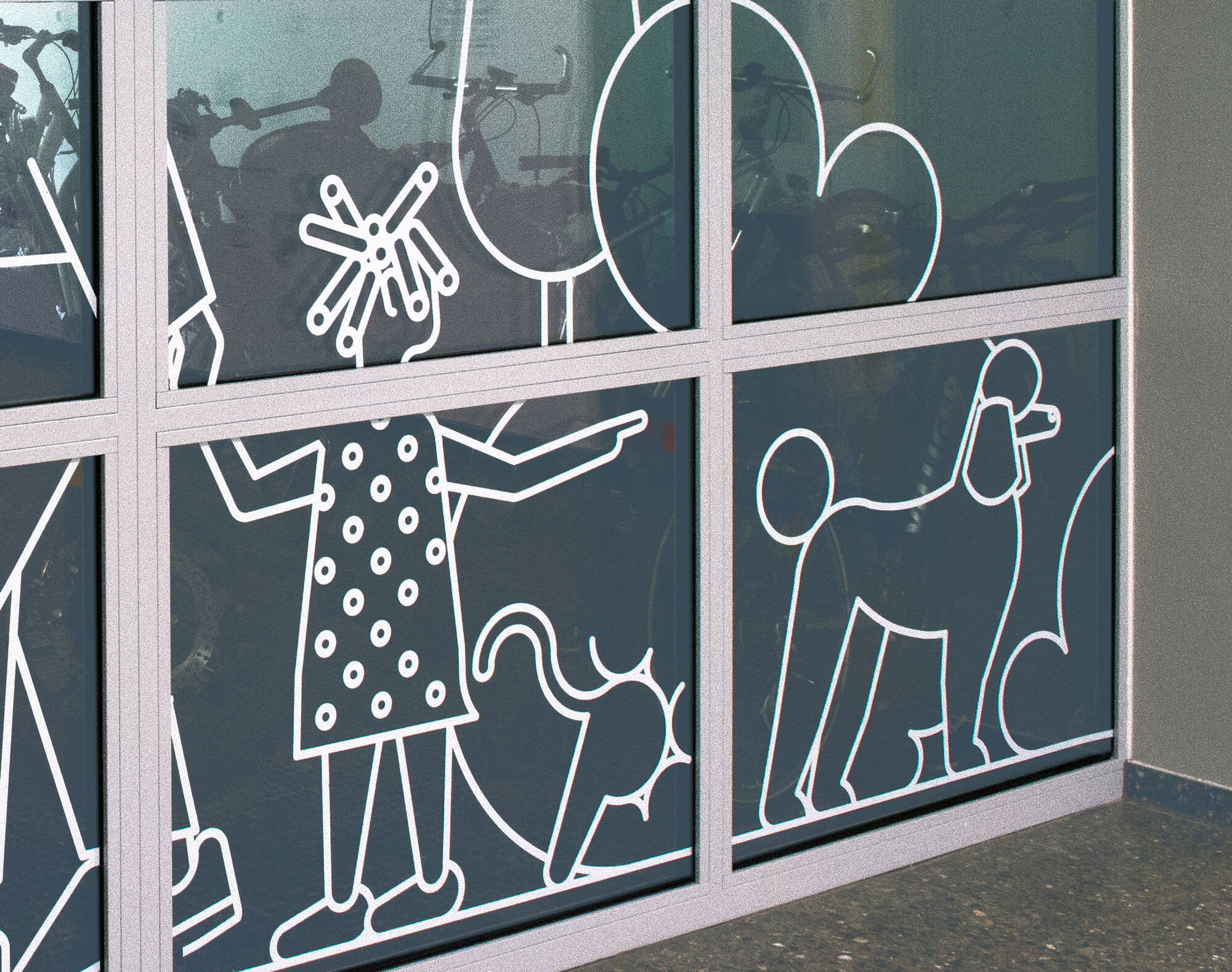 Eingangsgestaltung Kasparstrasse Baugenossenschaft Brünnen-Eichholz – Eingangsgestaltung im Hochhaus