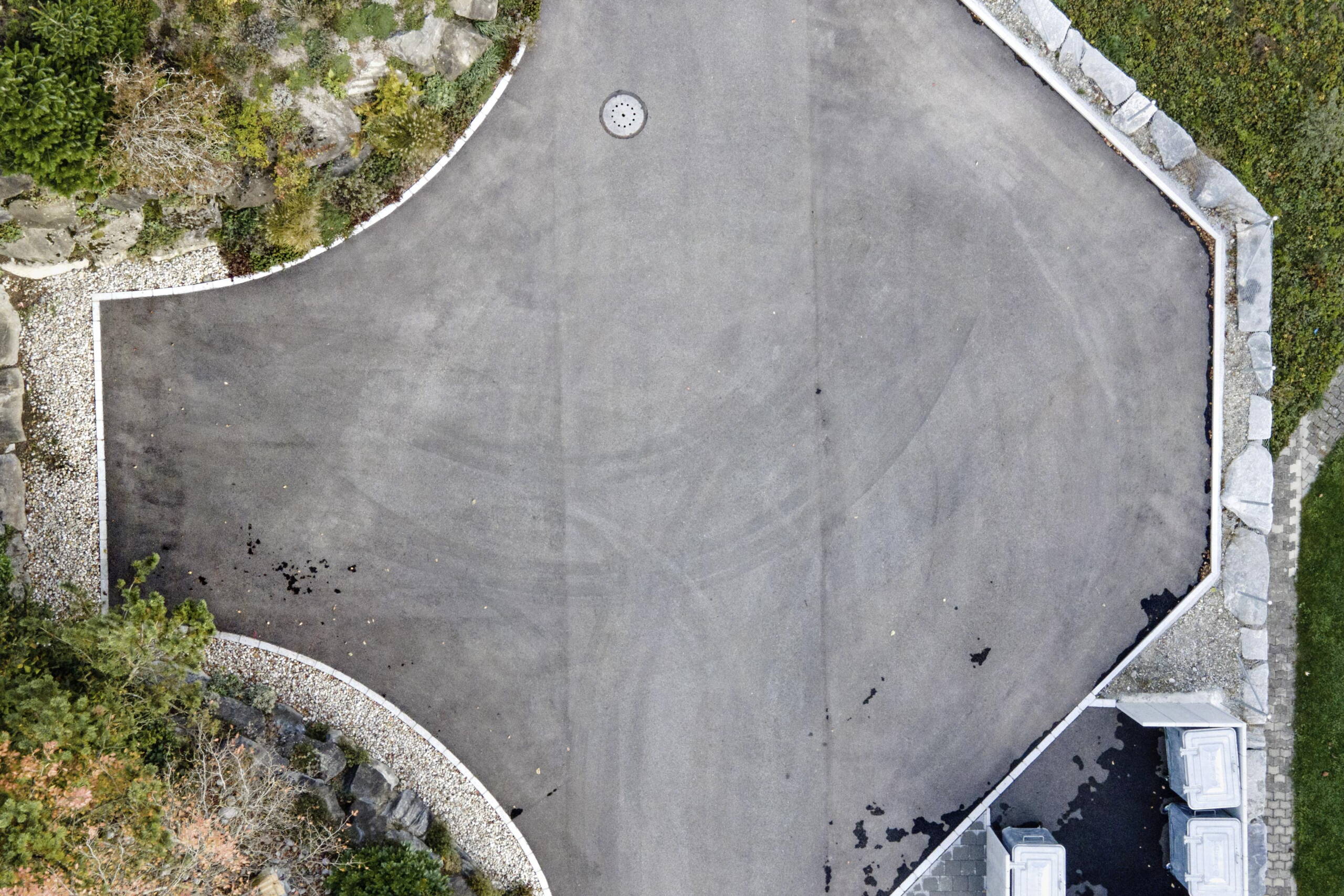 Bildwelt – Parkplatz aus der Vogelperspektive